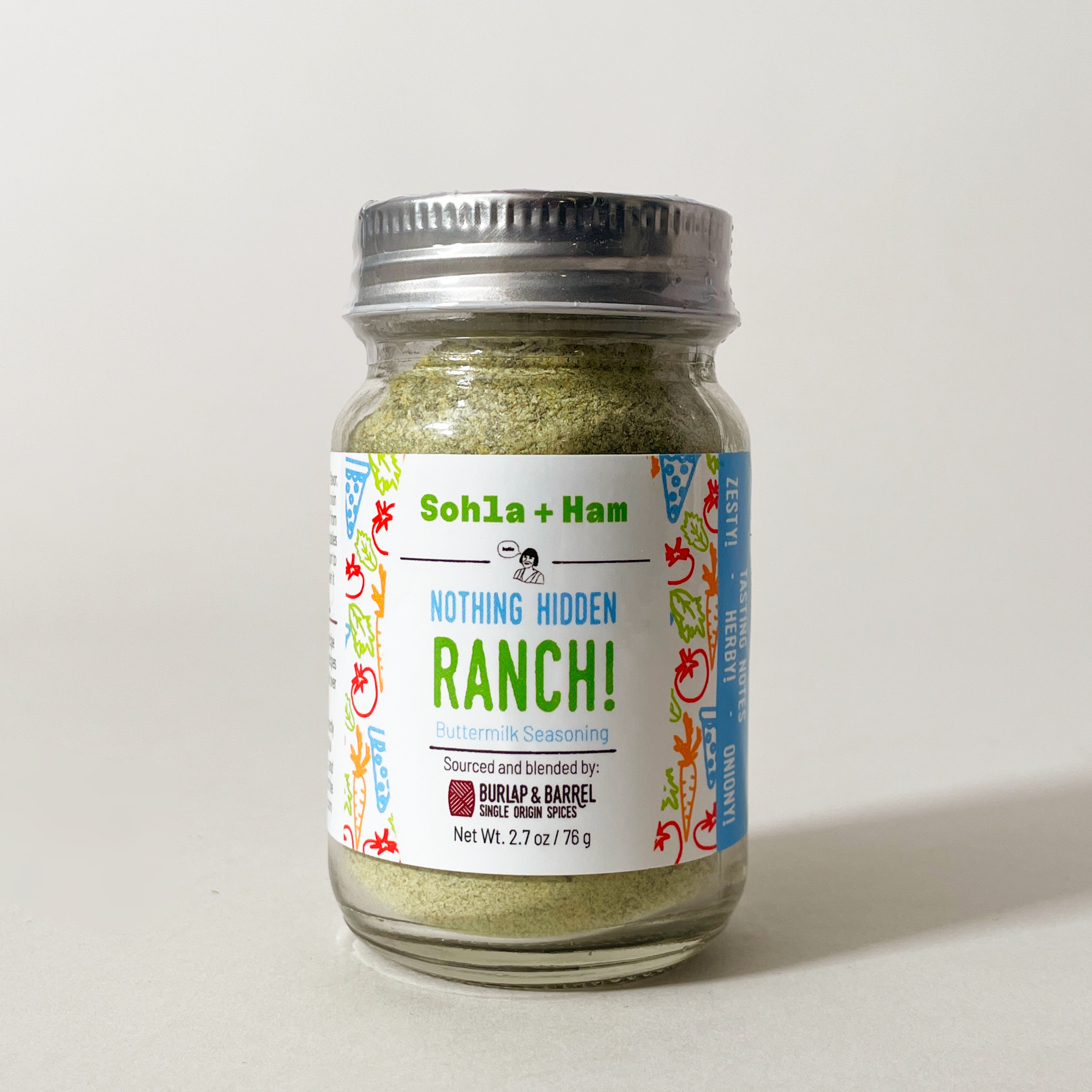 Burlap & Barrel Nothing Hidden Ranch Buttermilk Seasoning Spice Blend from Sohla & Ham El-Waylly