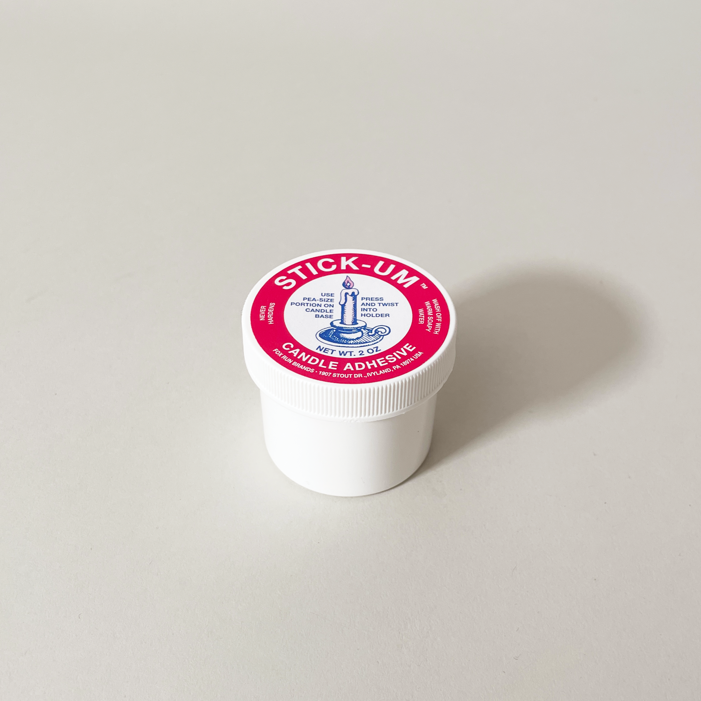 Fox Run Brands Parafin Wax Stick-Um Candle Adhesive