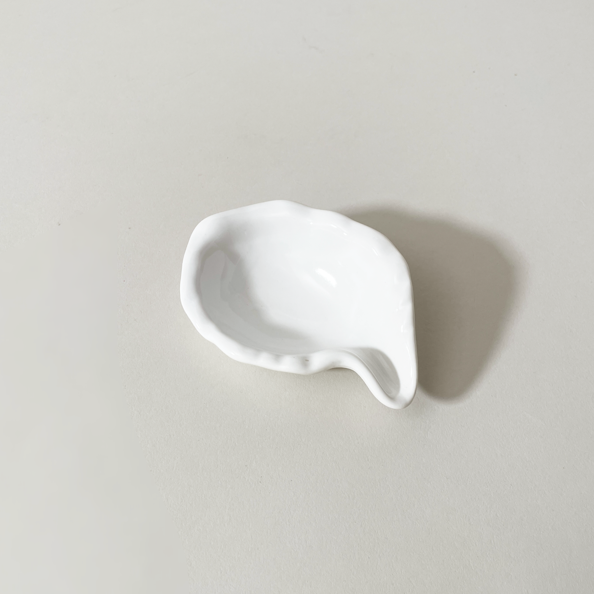 Fox Run Brands Ceramic Oyster Shell Dish