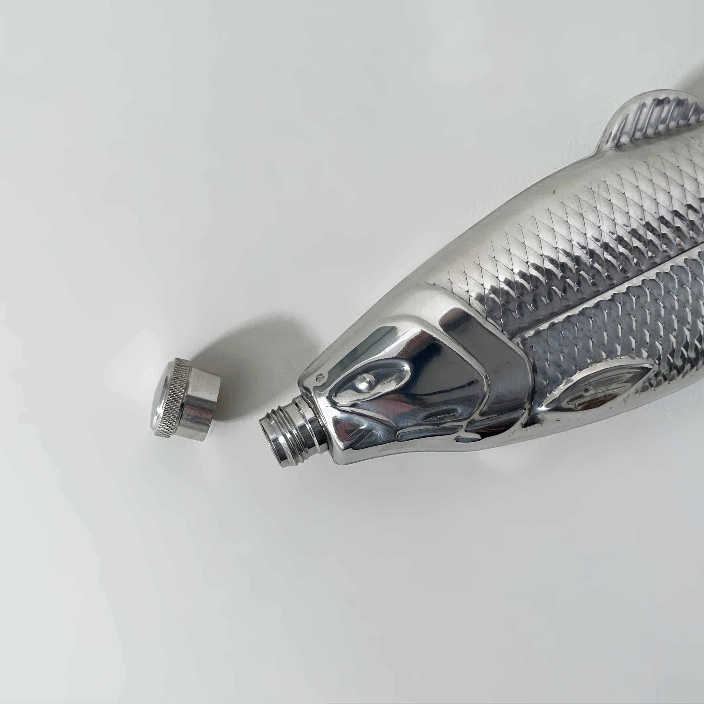 Fox Run Brands Stainless Steel Fish Flask, Detail