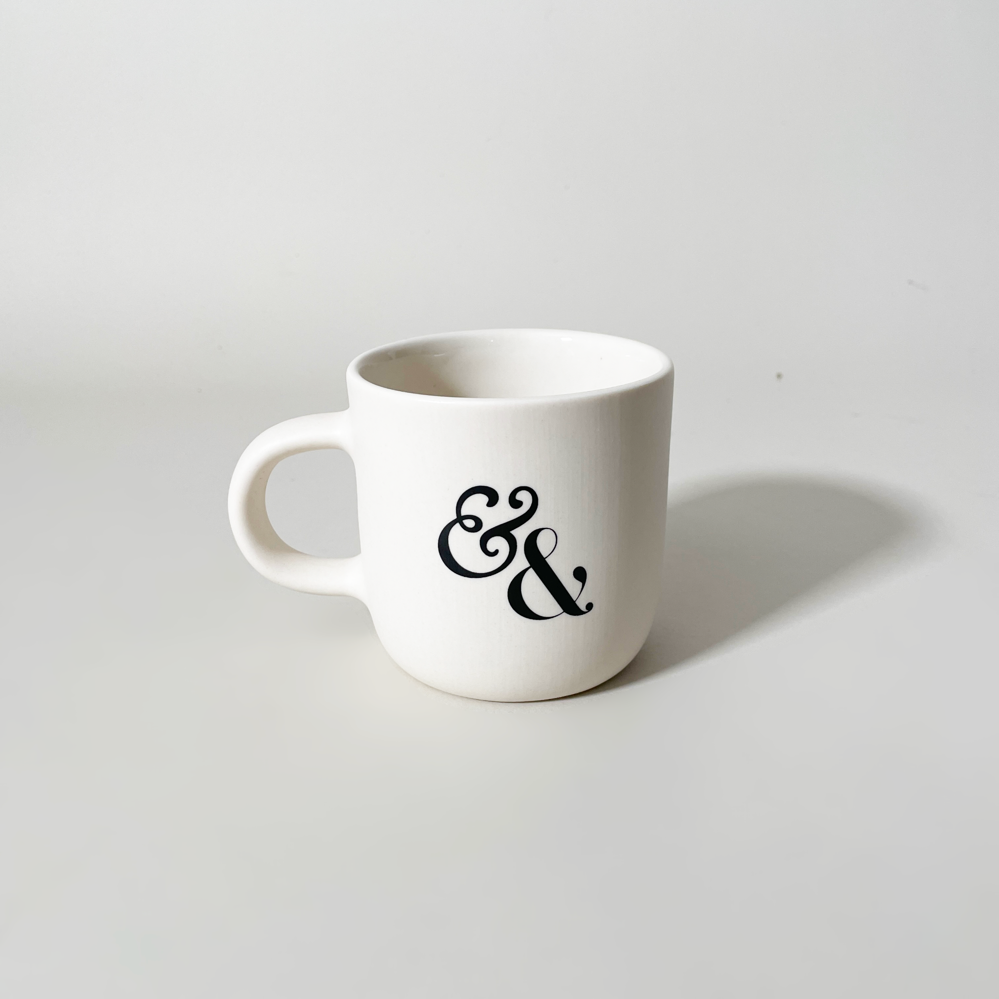 Franca x R&D Goods Ceramic Mug – Handcrafted in Brooklyn - Signature Double-Ampersand Logo
