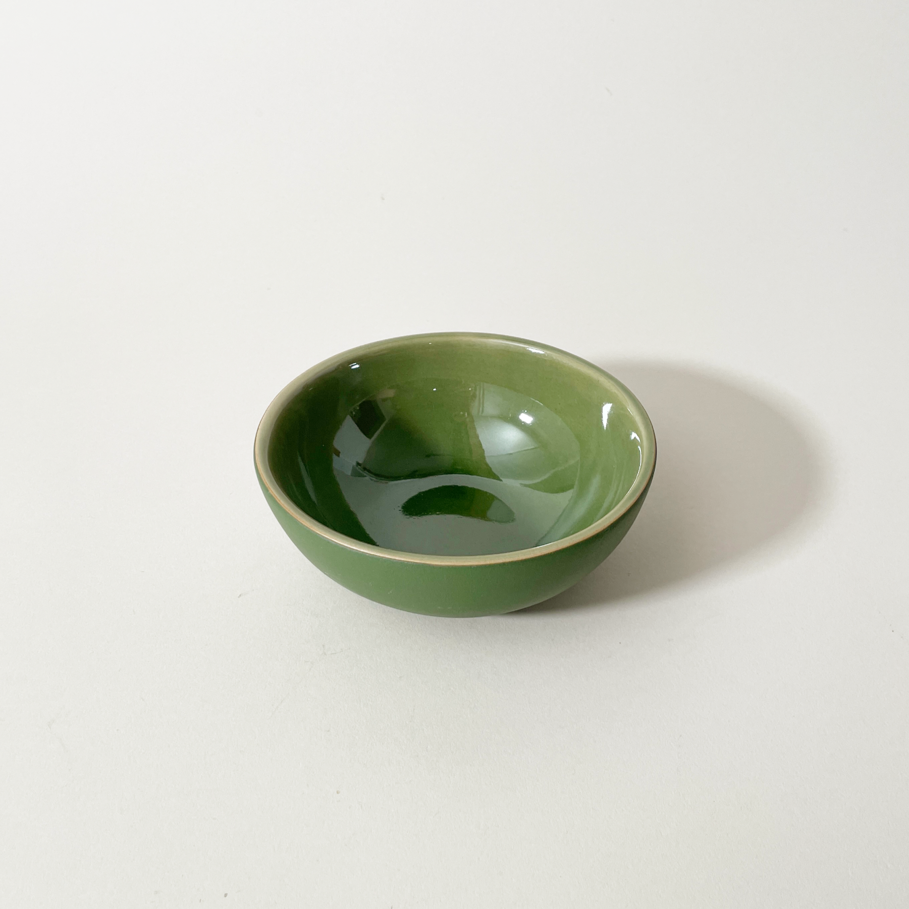 Gharyan Handmade Stoneware Cereal Bowls, Green