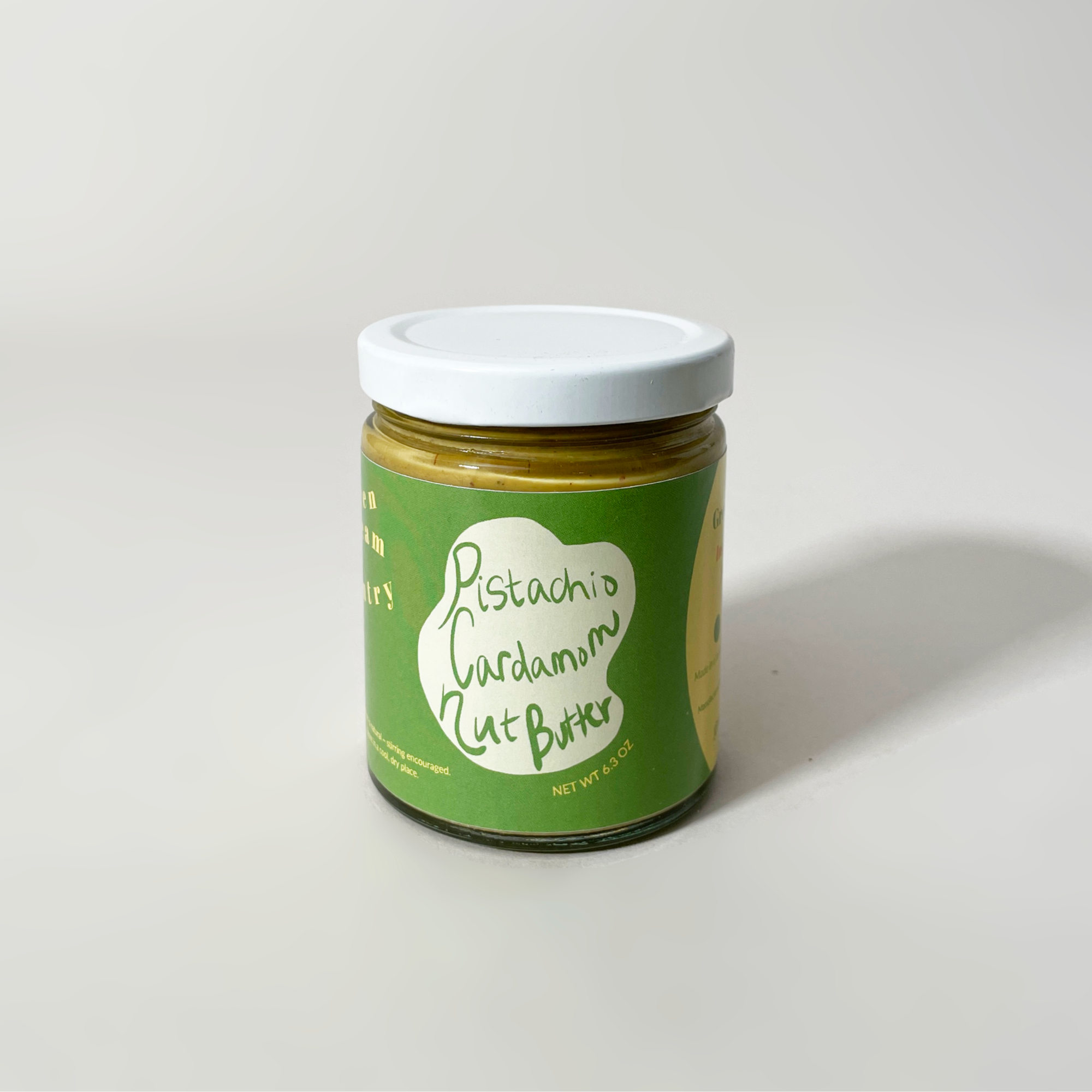 Green Dream Pantry Pistachio Cardamom Nut Butter – Rich & Flavorful