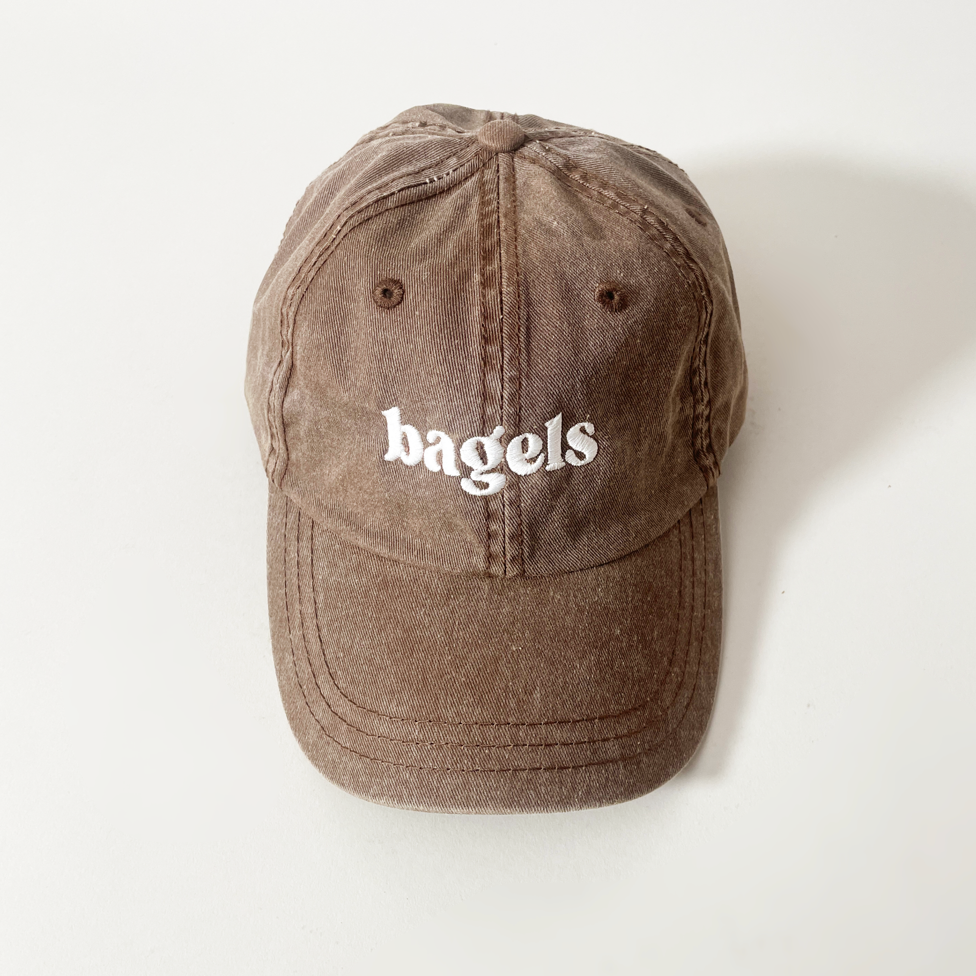 The Silver Spider Embroidered Cap Bagels