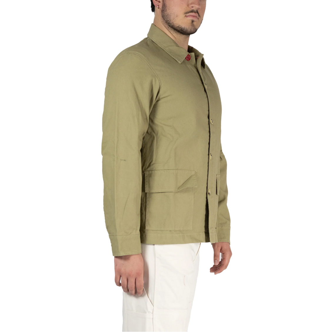 Utility Canvas Khaki Chore Coat – 12 oz Canvas, Pre-Shrunk & Durable