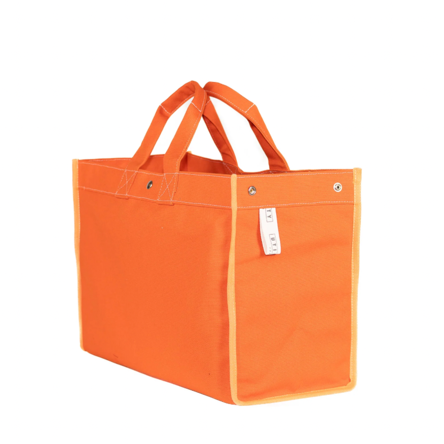 Utility Canvas Orange Classic Field Bag – Durable 18oz Canvas Tote