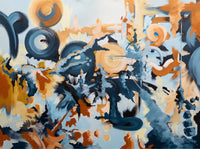 Andrew Federman "Special Weather Statement" (2024) – Acrylic on Canvas, 36"x48"