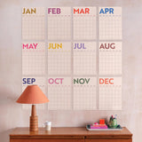 Undated Monthly Wall Planner