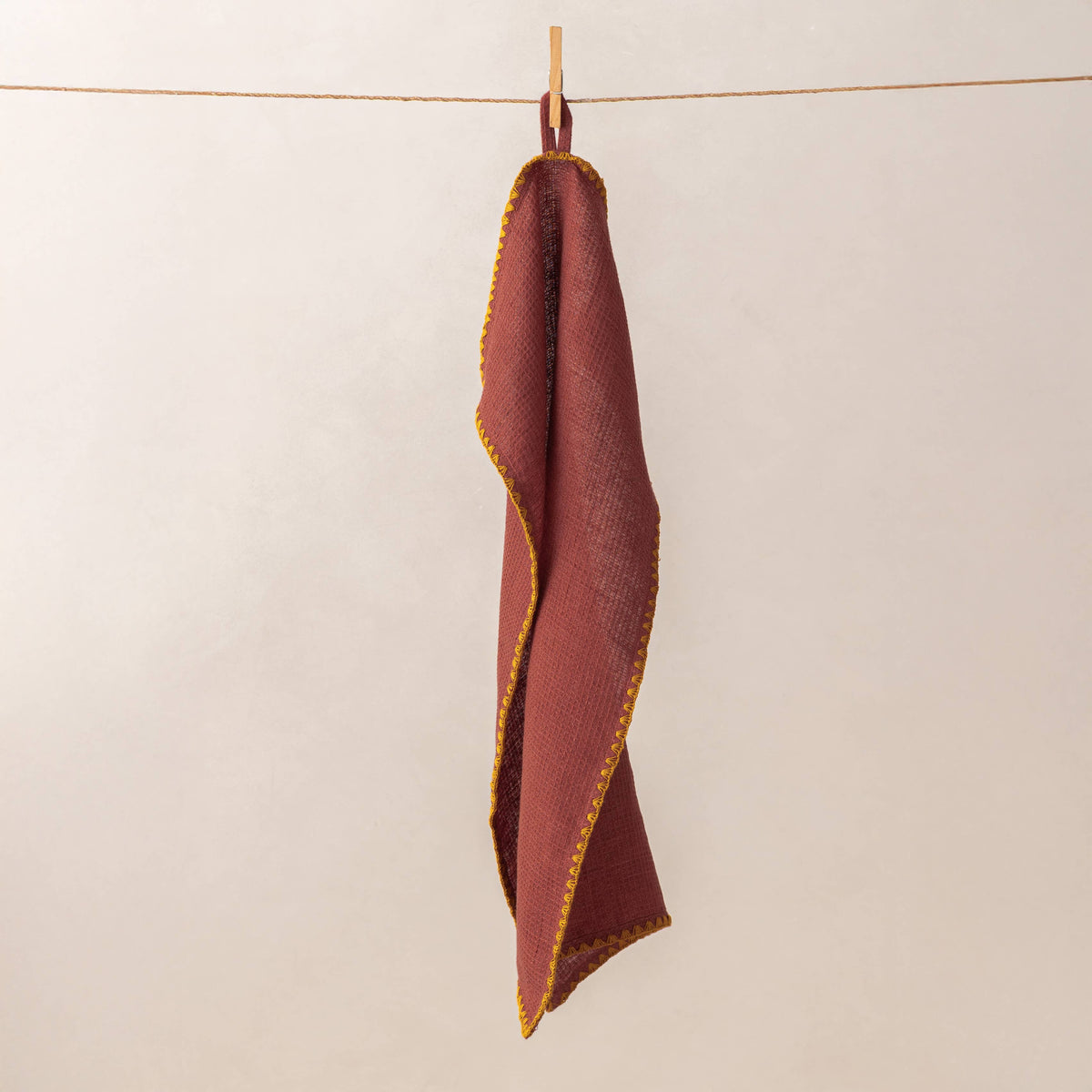 Waffle Weave Linen Kitchen Towels