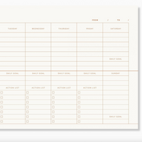 Linen Desk Planner