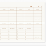 Linen Desk Planner