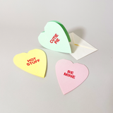 a. favorite design - Conversation Heart Card - R&D Goods