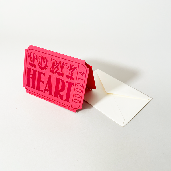 a. favorite design - Ticket To My Heart - R&D Goods