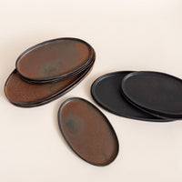  - Stoneware Oval Serving Platter - R&D Goods