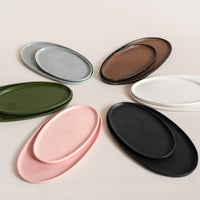 Creating Comfort Lab - Stoneware Oval Serving Platter - R&D Goods