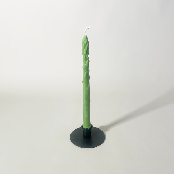 Asparagus Beeswax Taper Candles