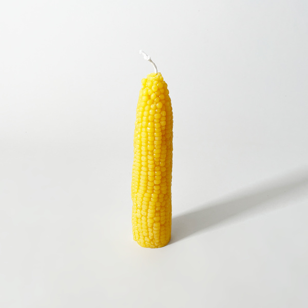 Corn-Shaped Beeswax Candle