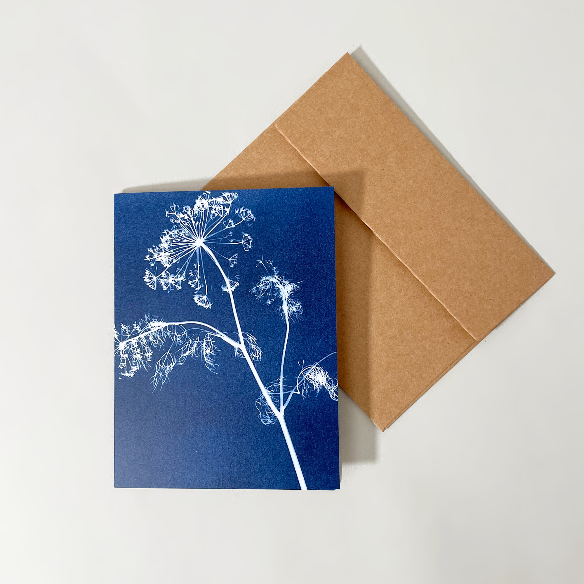 Botanical Cyanotype Card