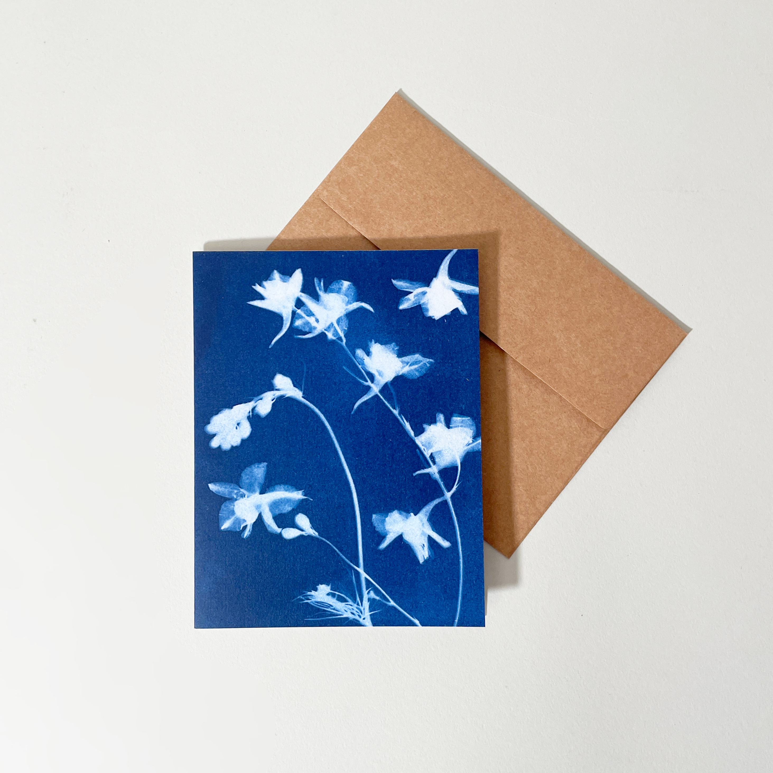 Botanical Cyanotype Card