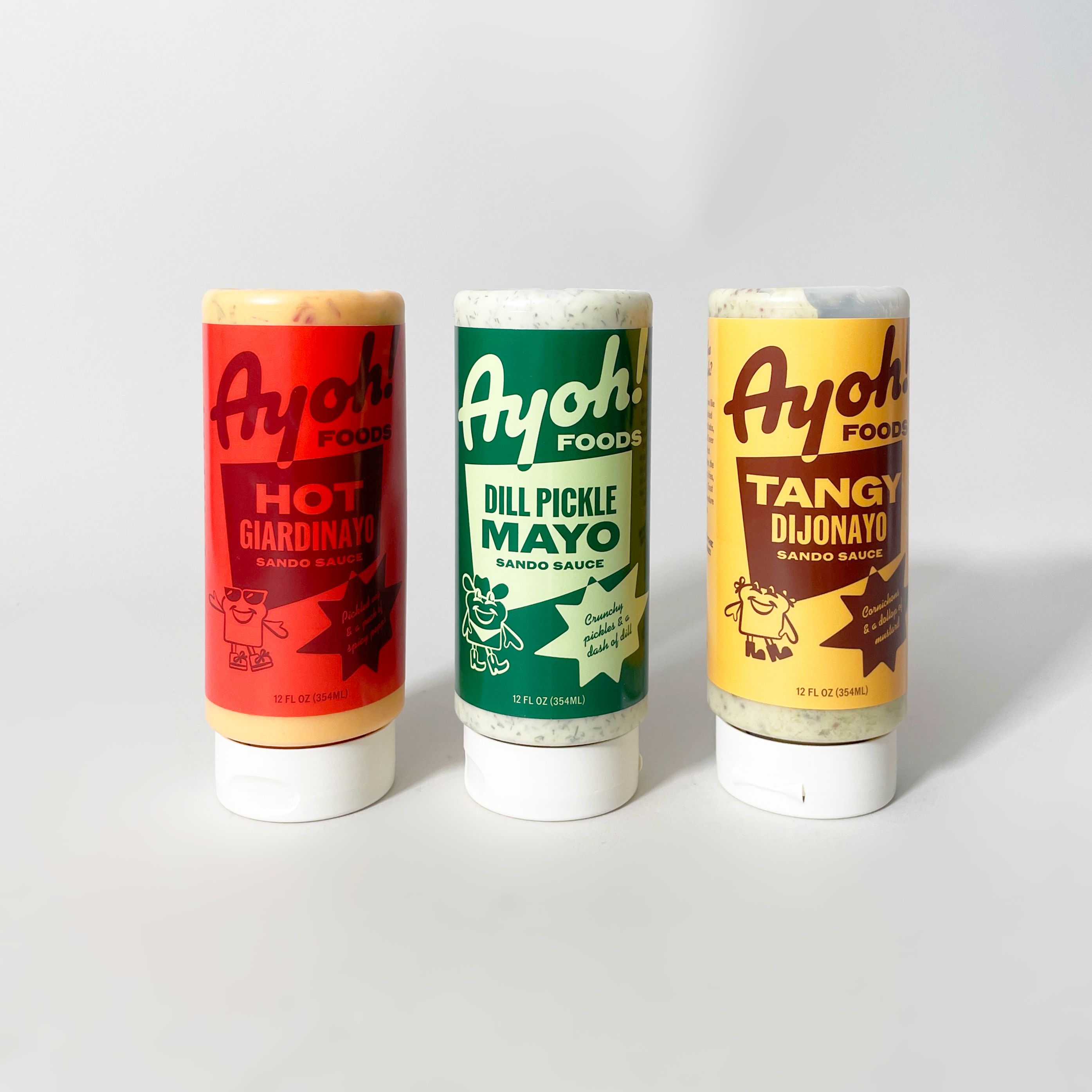 Ayoh! Mayo Trio – Hot Giardinayo, Dijonayo, Dill Pickle