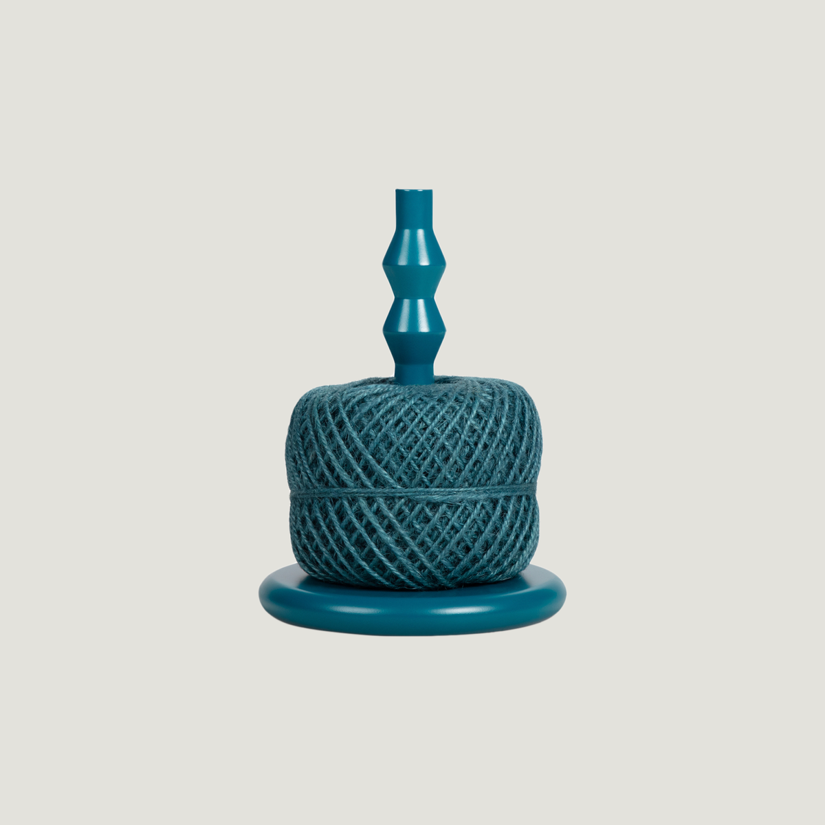 Jute Twine & Wooden Holder Set