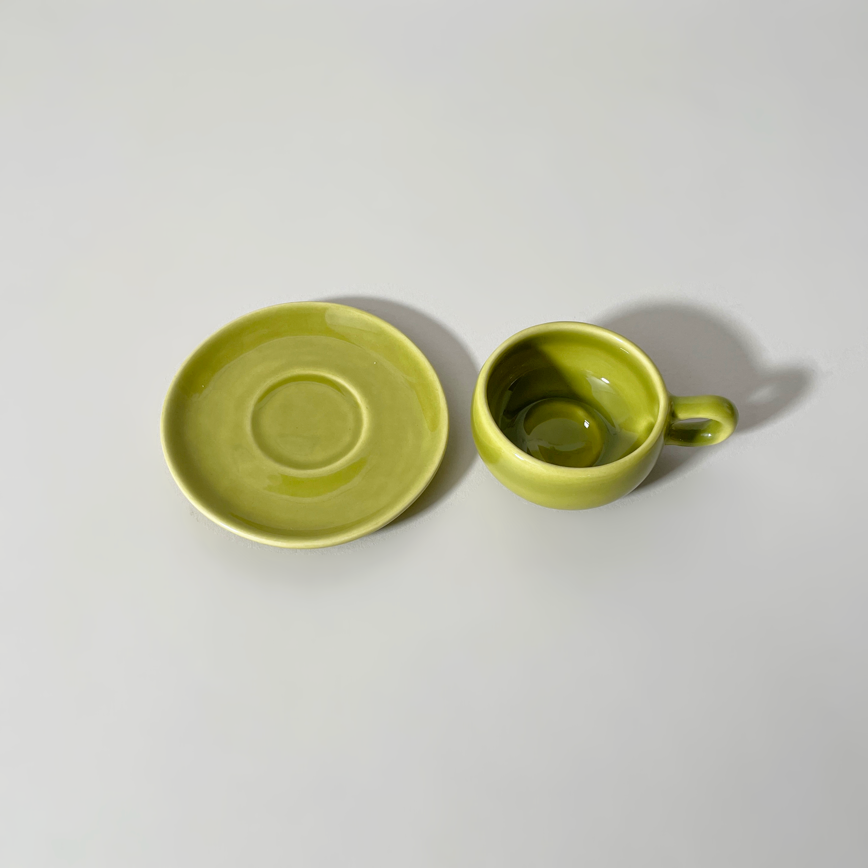 "American Modern" Espresso Cup & Saucer Set