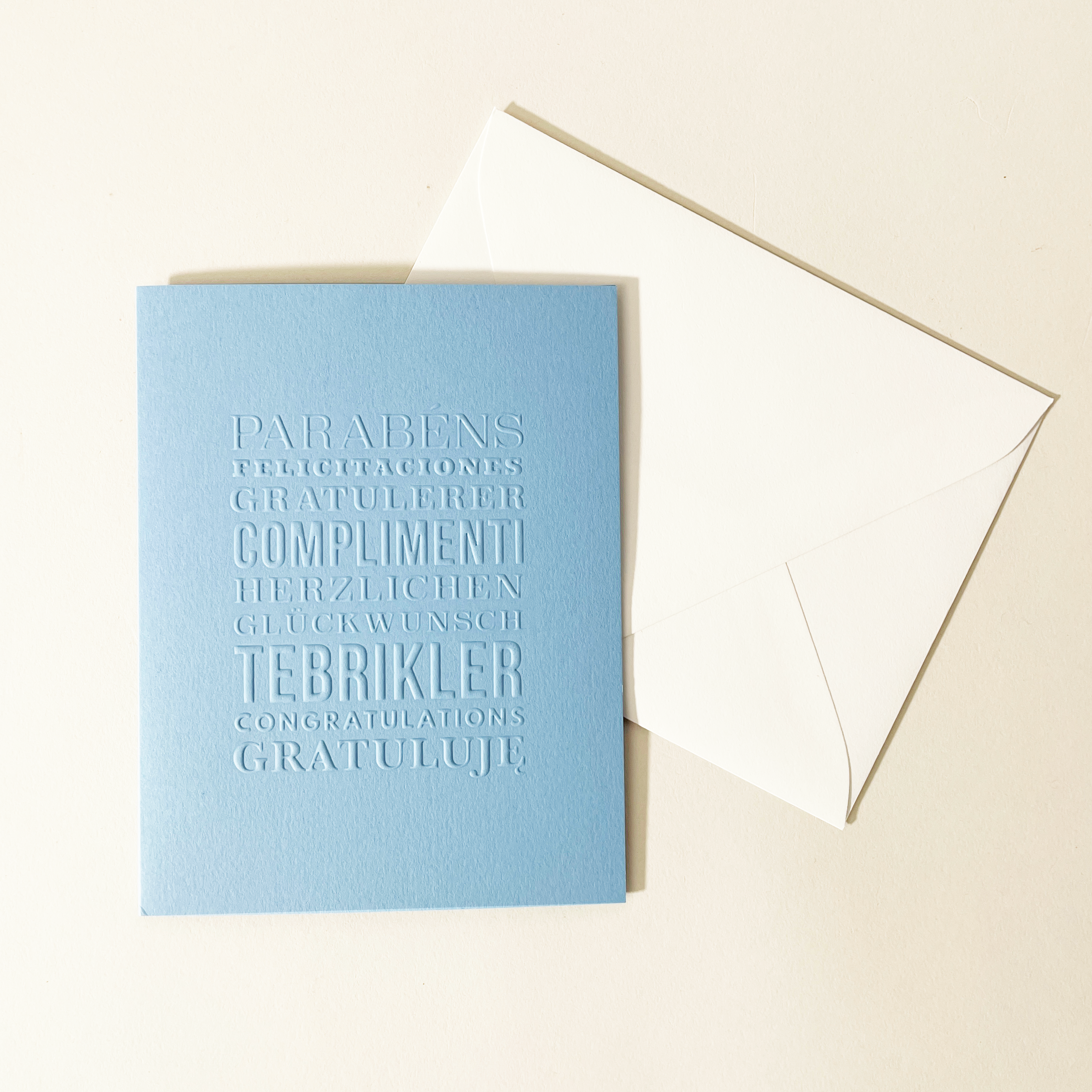  - Embossed Greeting Card - R&D Goods