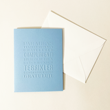  - Embossed Greeting Card - R&D Goods