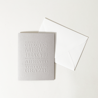  - Embossed Greeting Card - R&D Goods