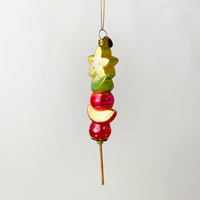 Fruit Kebab Blown Glass Ornament