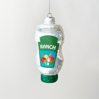 Ranch Dressing Blown Glass Ornament