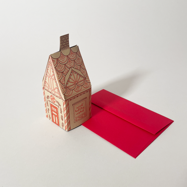 Gingerbread House 3D Card