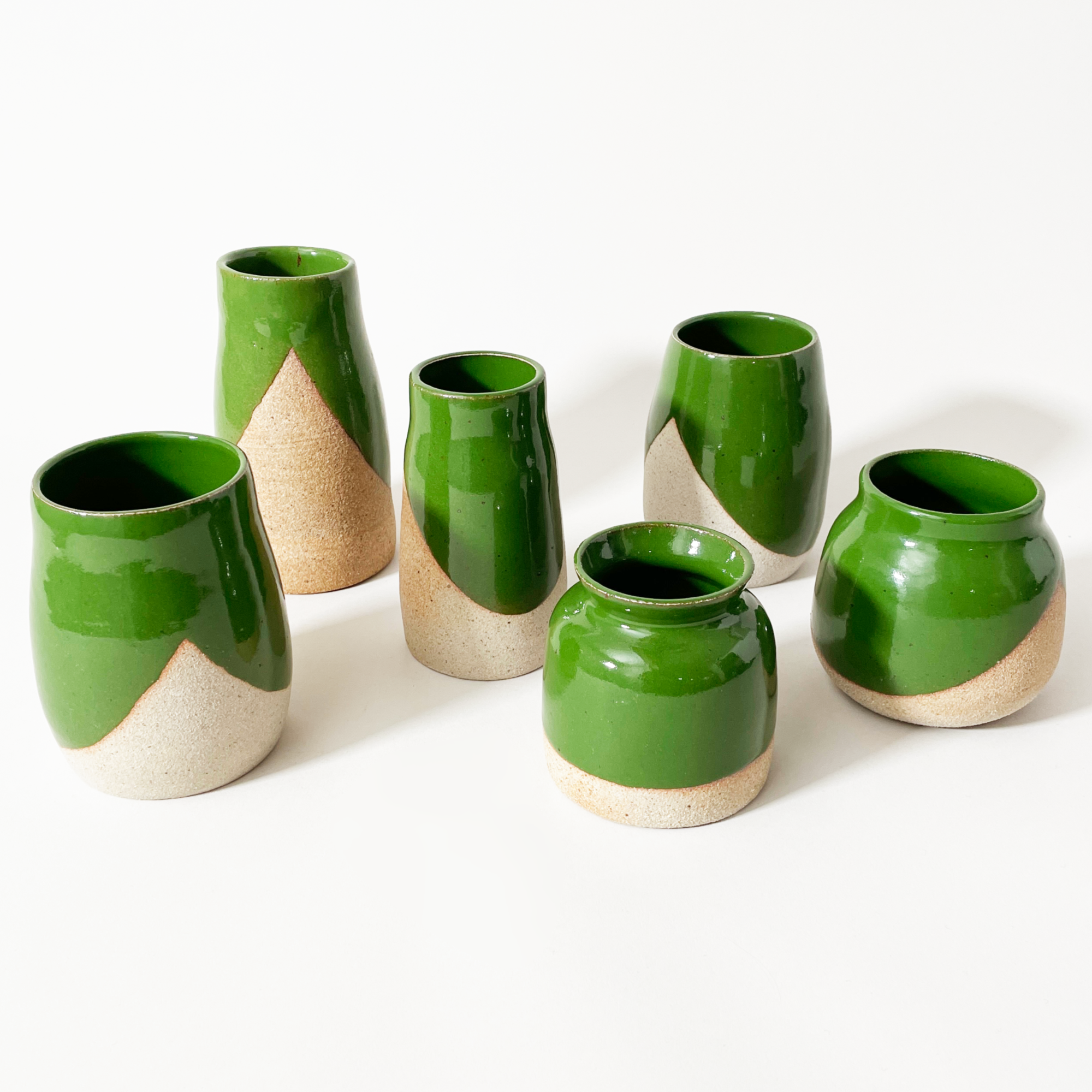 Bowman Ceramics - Green Stoneware Vase - R&D Goods