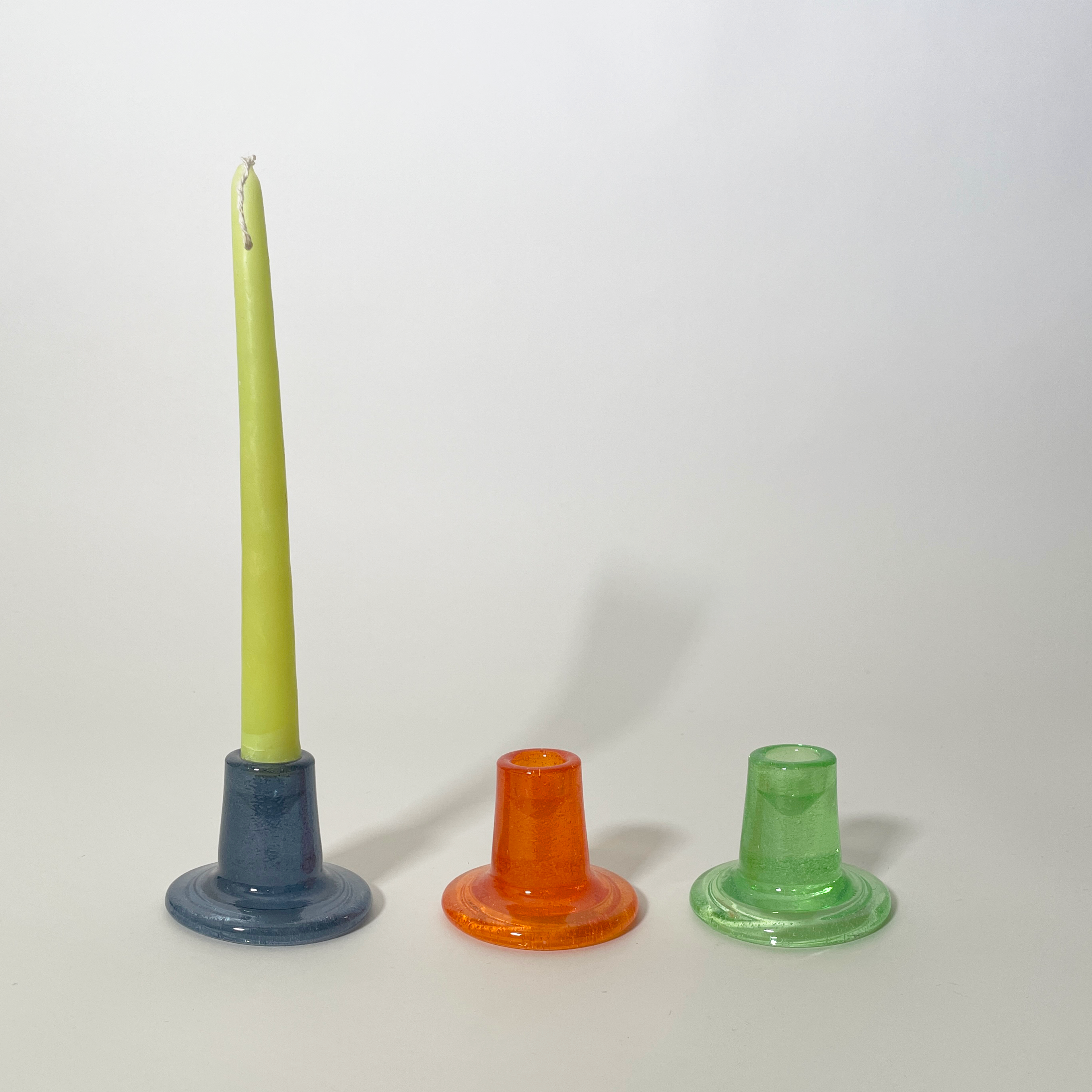 Glass Candle Holders