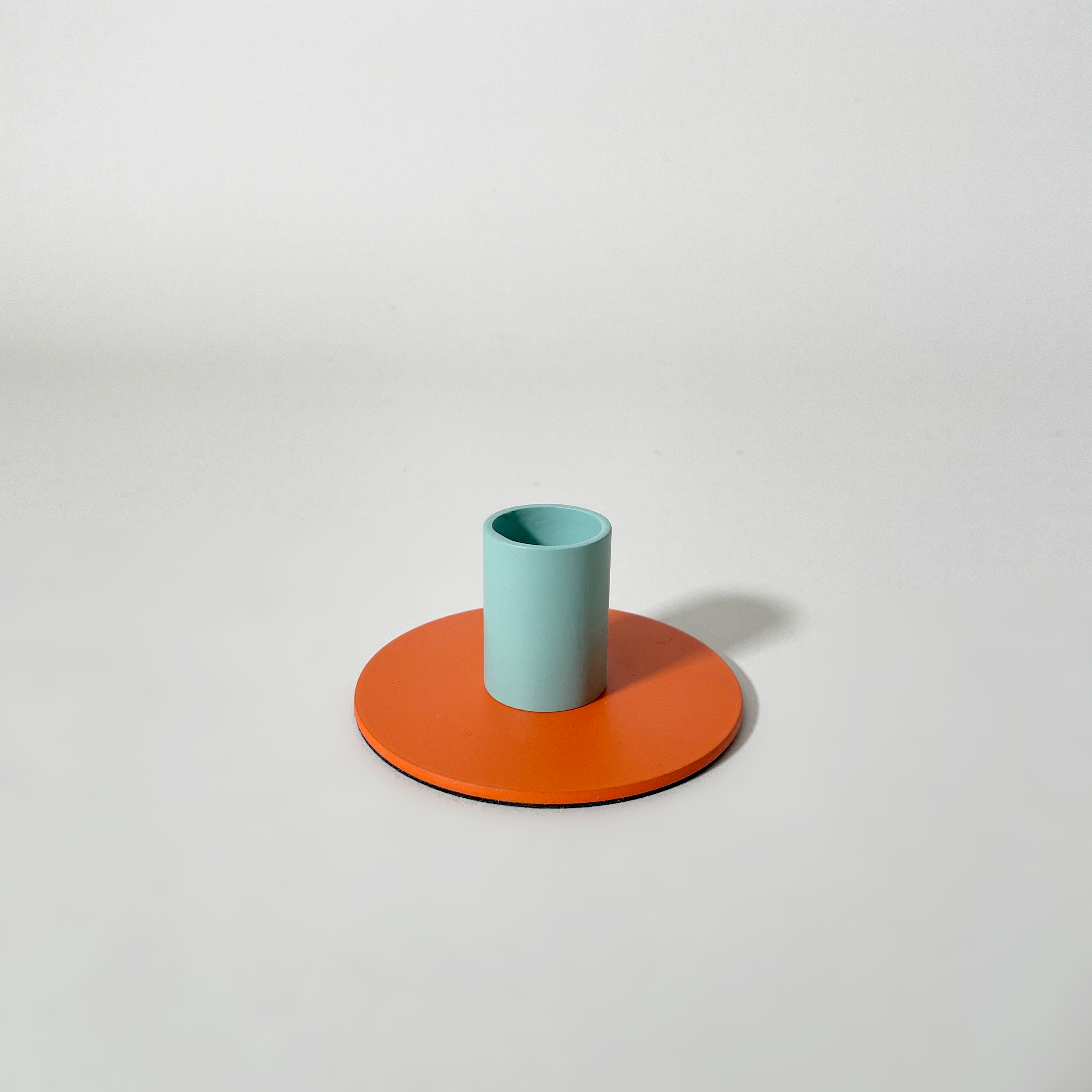 Small Two-Tone Candle Holder