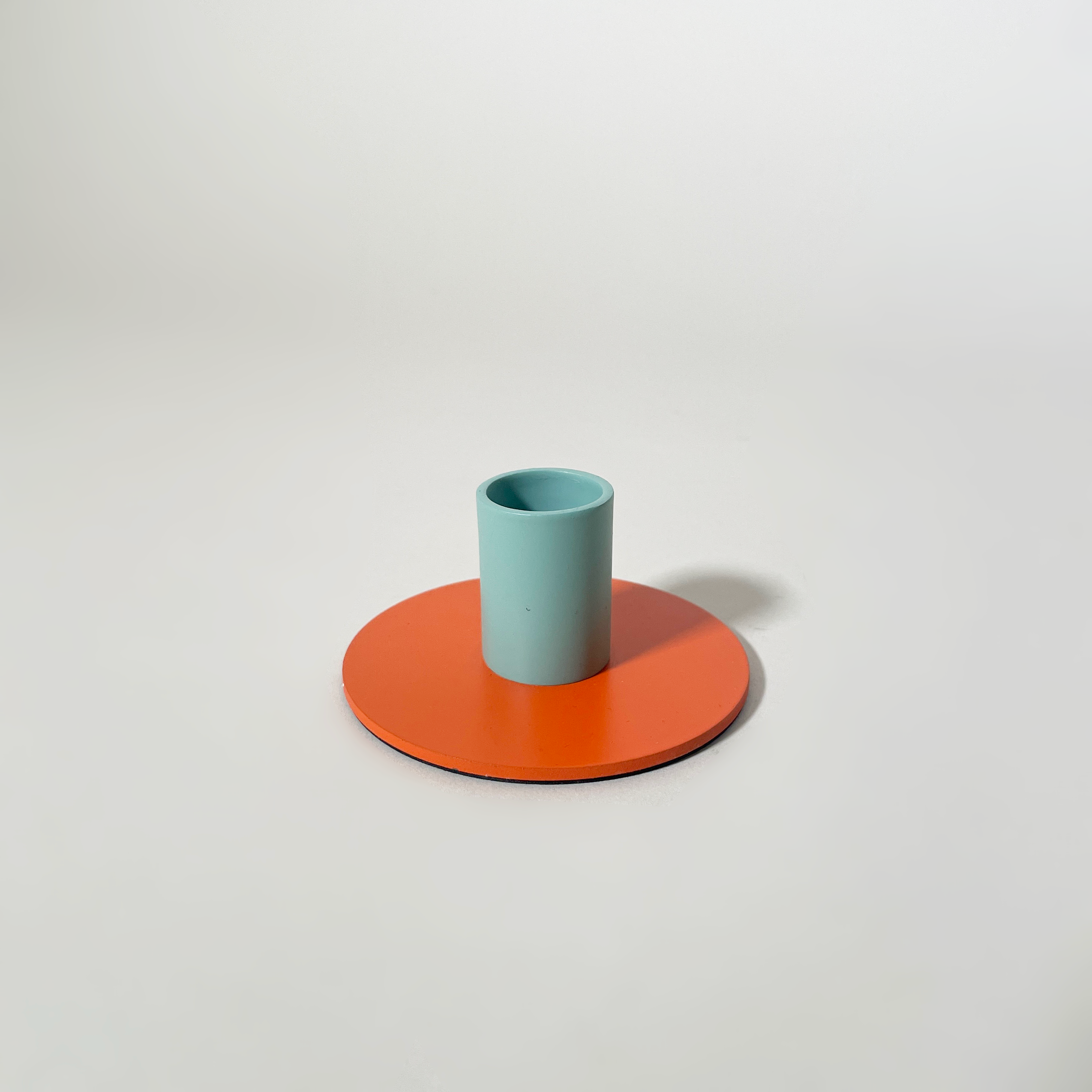 Small Two-Tone Candle Holder