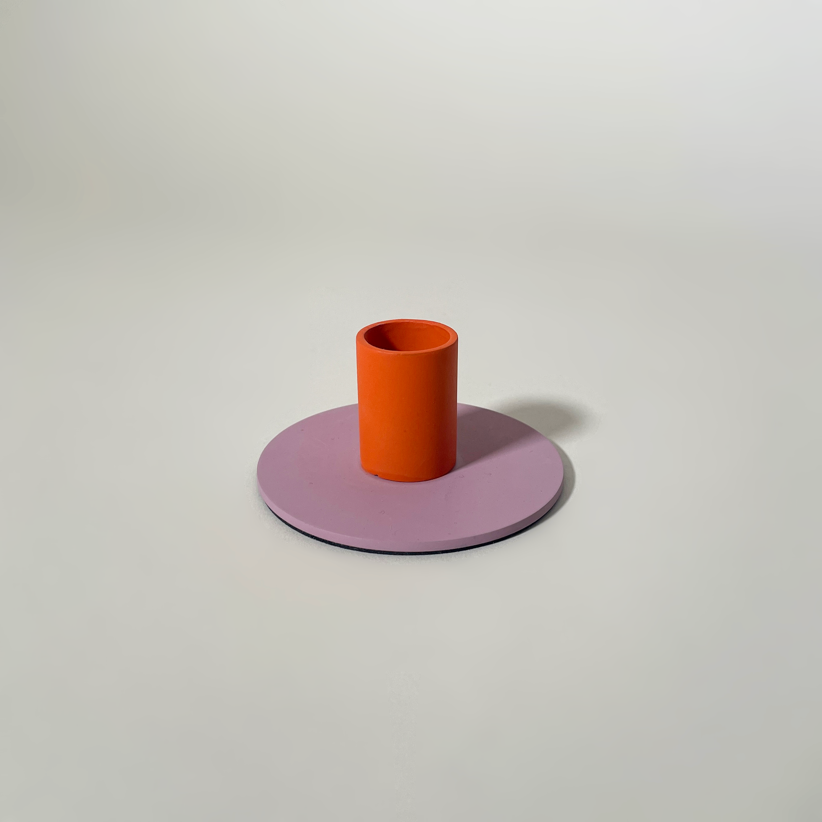 Small Two-Tone Candle Holder