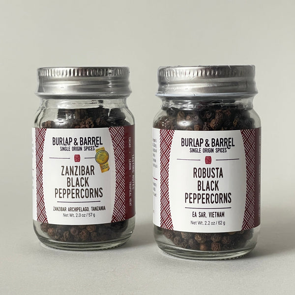 Burlap & Barrel Organically Grown Single Origin Black Peppercorns