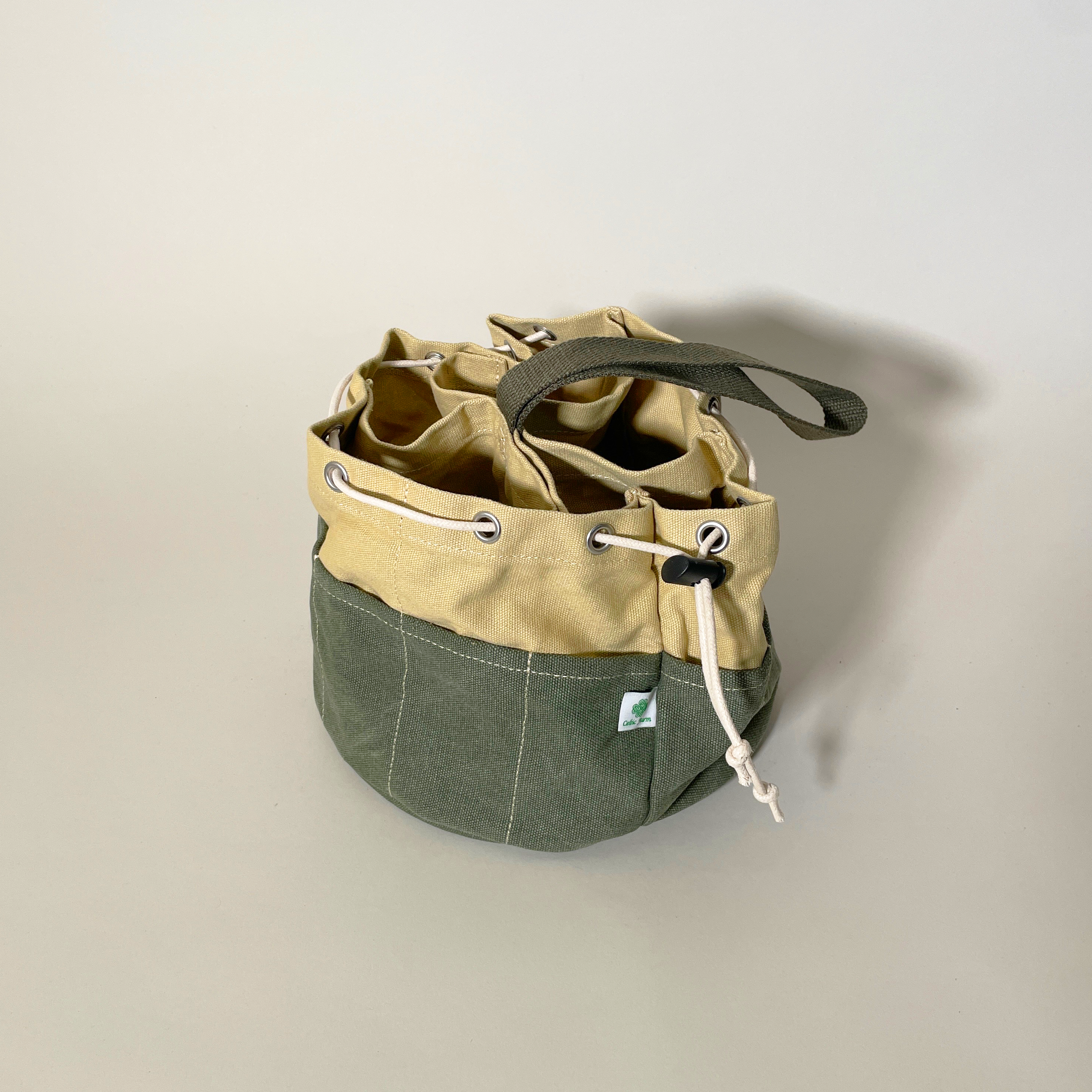 Waxed Canvas Garden Bucket Bag