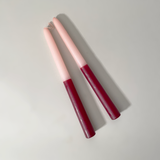 Two-Tone Taper Candles, Set of 2