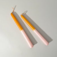 Two-Tone Taper Candles, Set of 2