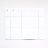 Undated Monthly Notepad Planner