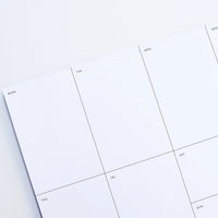 Undated Weekly Planner Notepad