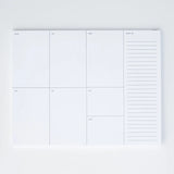 Undated Weekly Planner Notepad