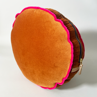 Erin Flett Velvet Round Pillows, Sienna