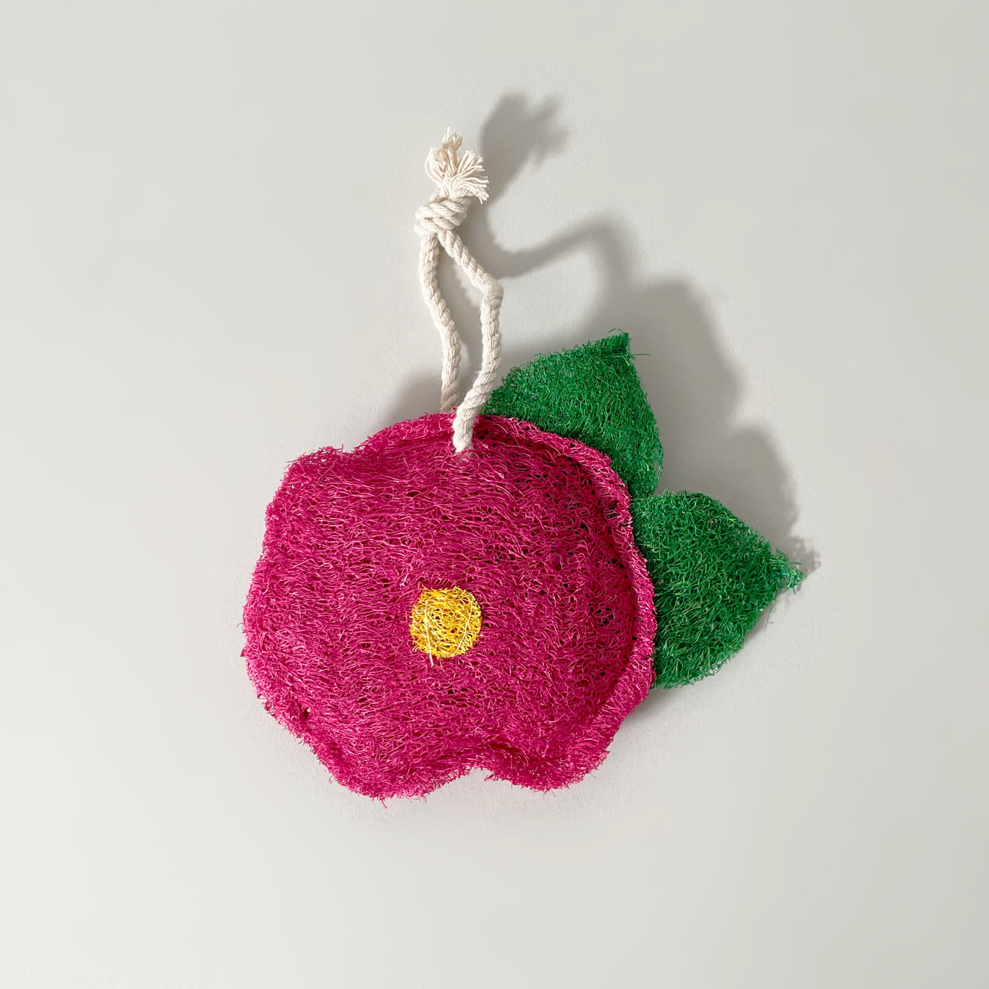 Flower-Shaped Biodegradable Loofah Sponge – Eco-Friendly Scrubber