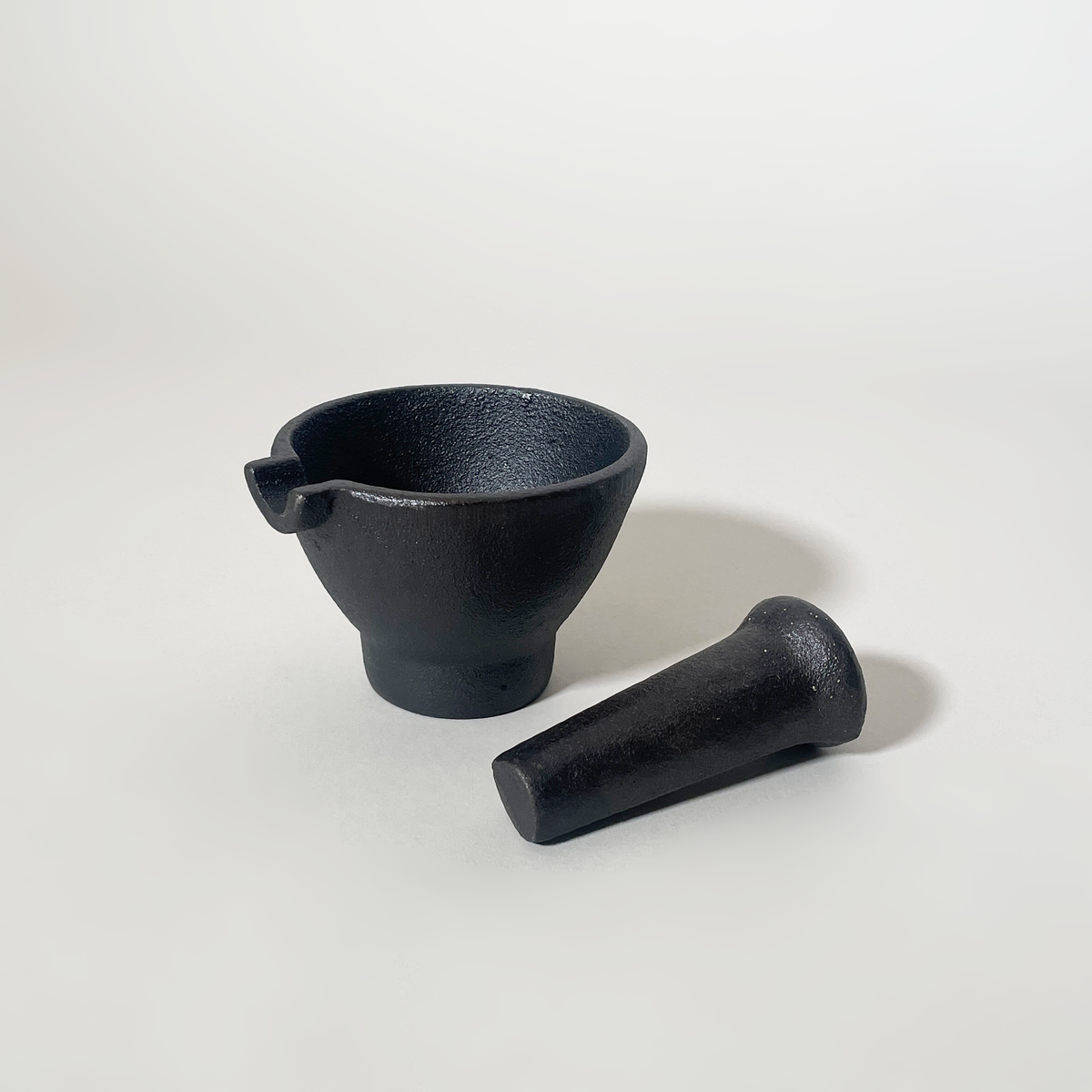 Cast Iron Mortar and Pestle Set