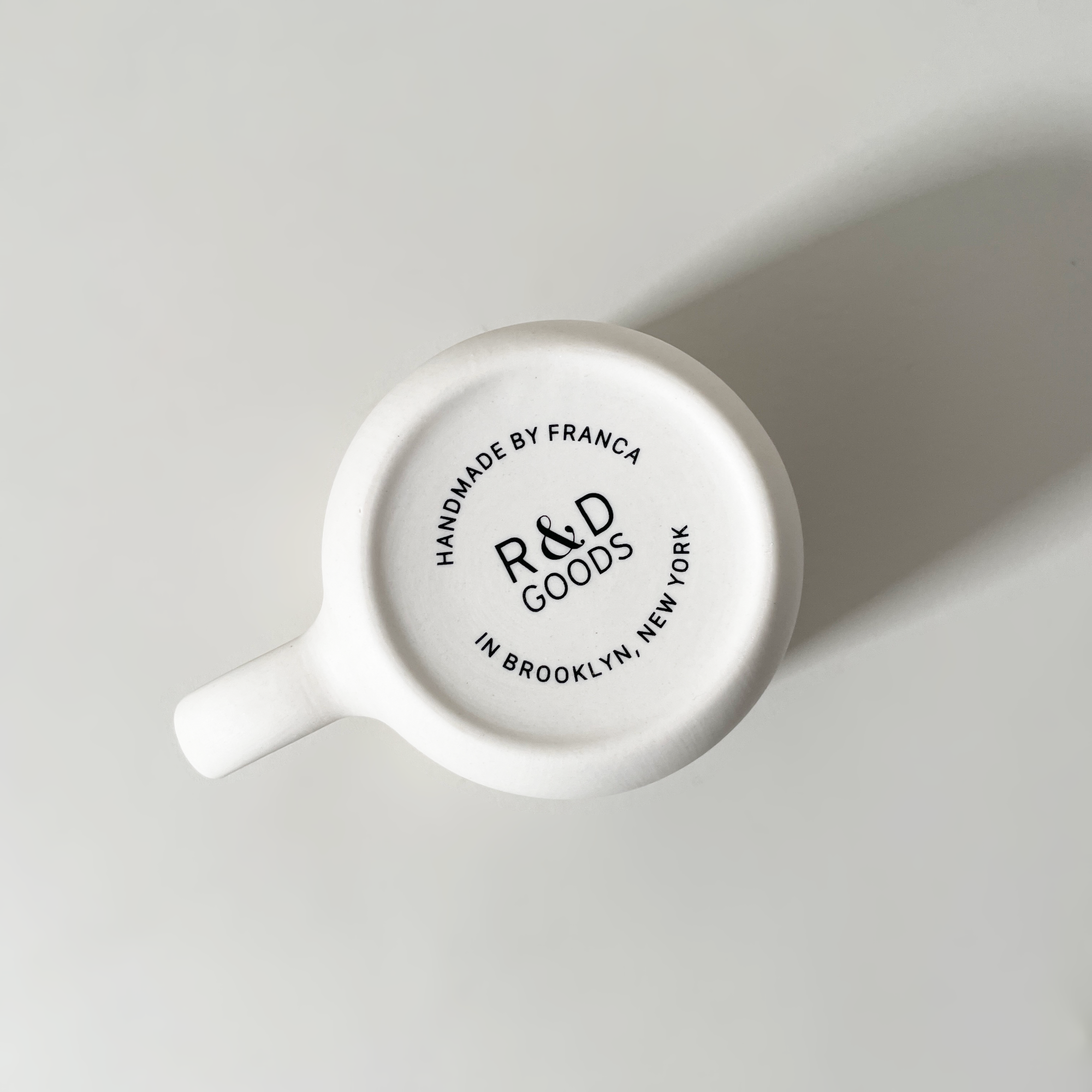 Franca x R&D Goods Ceramic Mug – Handcrafted in Brooklyn