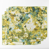 GOLDIE HOME Green Marble Linen Placemat