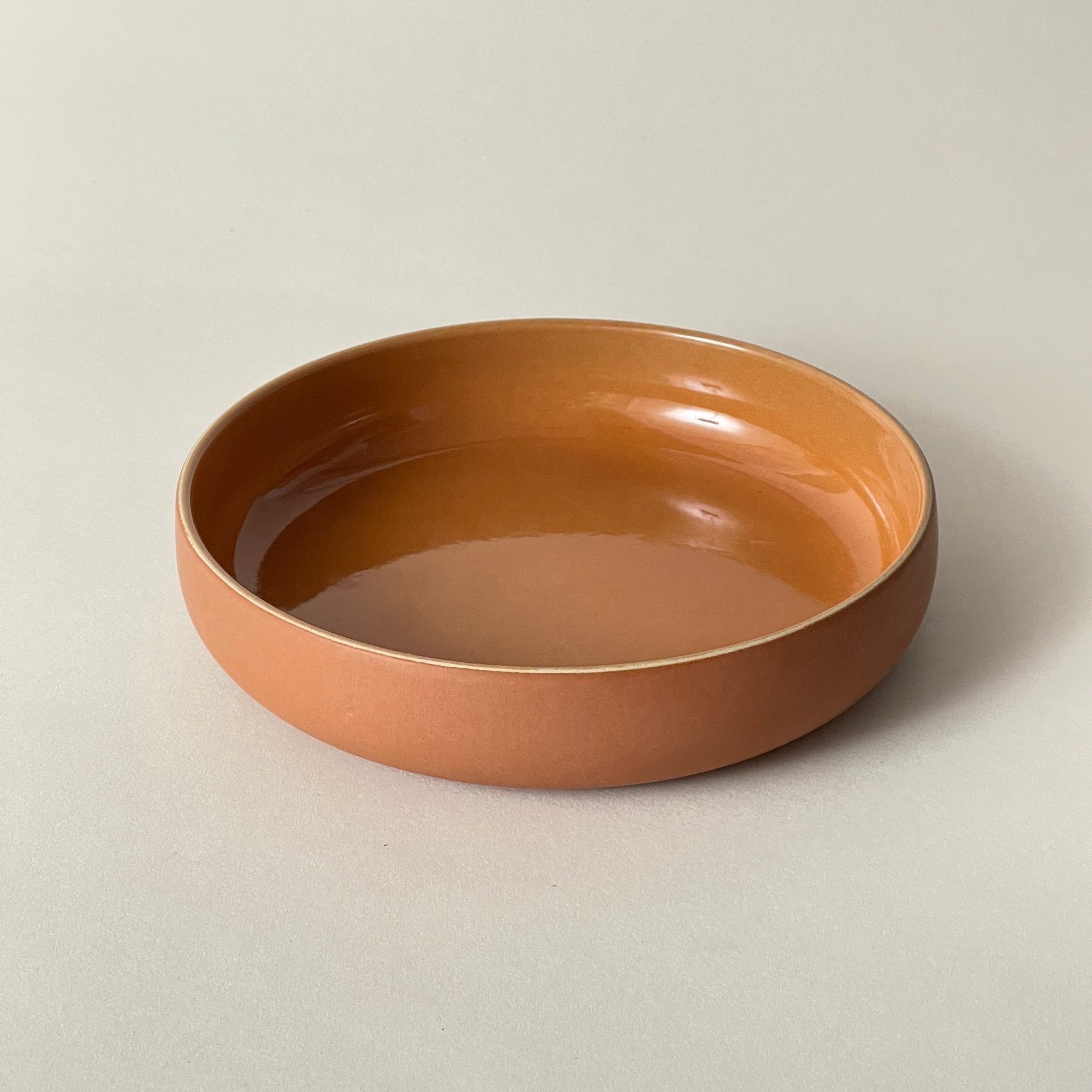 Gharyan Stoneware Dinner Bowl, Terracotta